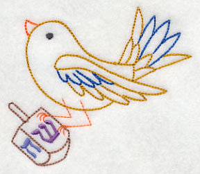 Dreidel in Flight 5 (Vintage)