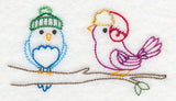 Weathering the Winter Birds 1 (Vintage)