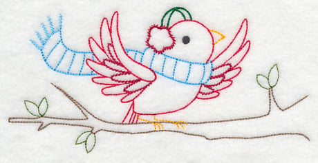 Weathering the Winter Bird 2 (Vintage)