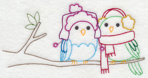 Weathering the Winter Birds 3 (Vintage)