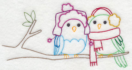 Weathering the Winter Birds 3 (Vintage)