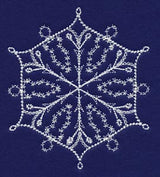 White Christmas Snowflake Chill