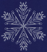 White Christmas Snowflake Freeze