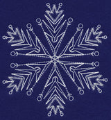 White Christmas Snowflake Freeze
