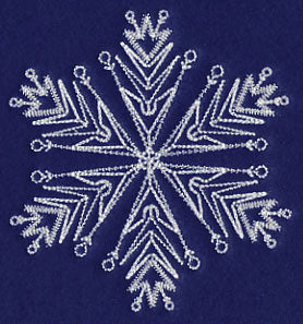 White Christmas Snowflake Freeze