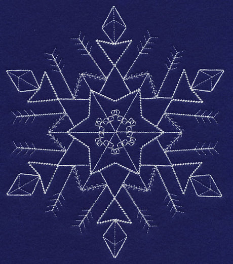 White Christmas Snowflake Ice