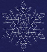 White Christmas Snowflake Ice