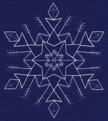 White Christmas Snowflake Ice
