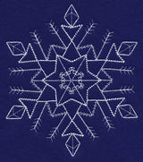 White Christmas Snowflake Ice