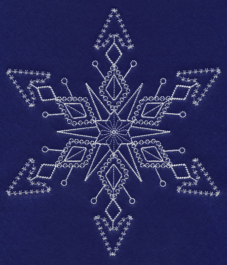 White Christmas Snowflake Frost