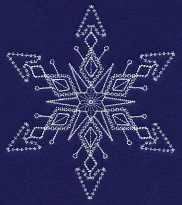 White Christmas Snowflake Frost