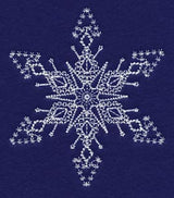 White Christmas Snowflake Frost