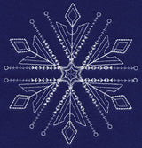 White Christmas Snowflake Sparkle