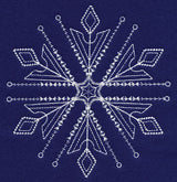 White Christmas Snowflake Sparkle