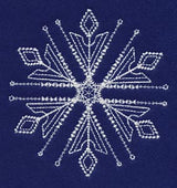 White Christmas Snowflake Sparkle