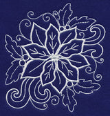 White Christmas Poinsettia in Bloom