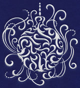 White Christmas Whimsical Ornament