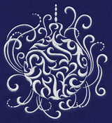 White Christmas Whimsical Ornament