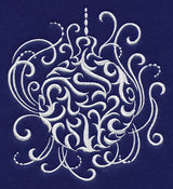 White Christmas Whimsical Ornament