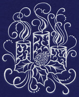 White Christmas Whimsical Candles