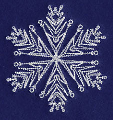 White Christmas Snowflake Freeze