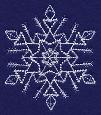 White Christmas Snowflake Ice