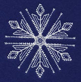 White Christmas Snowflake Sparkle