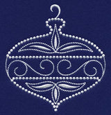 White Christmas Ornament Twinkle