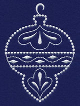 White Christmas Ornament Shine