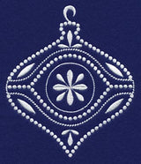 White Christmas Ornament Bright