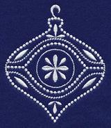 White Christmas Ornament Bright