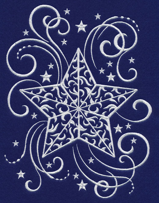 White Christmas Whimsical Starlight