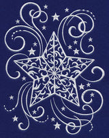 White Christmas Whimsical Starlight