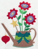 Cozy Christmas Watering Can with Ornament