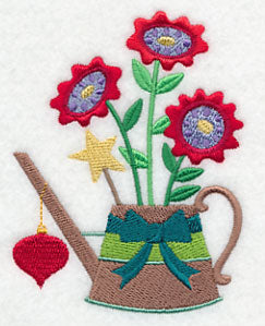 Cozy Christmas Watering Can with Ornament