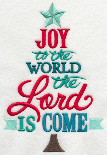 Joy to the World Christmas Tree