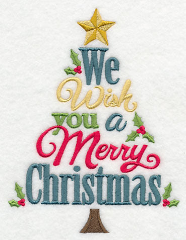 Wish You a Merry Christmas Tree