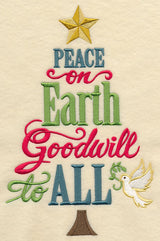 Peace on Earth Christmas Tree