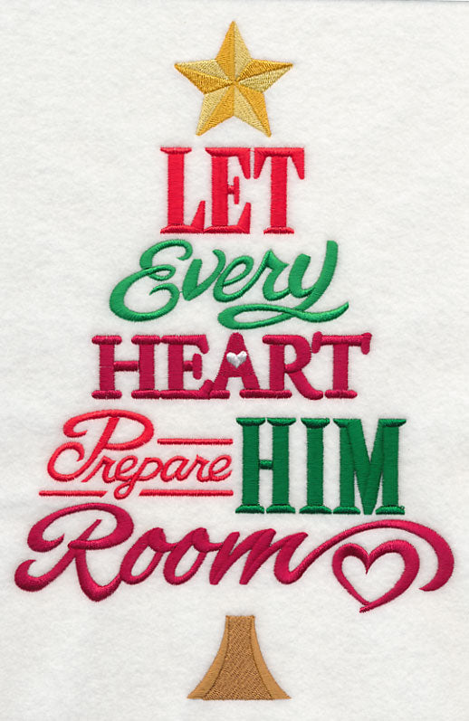 Let Every Heart Christmas Tree