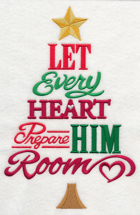 Let Every Heart Christmas Tree