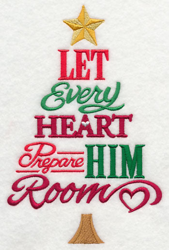 Let Every Heart Christmas Tree