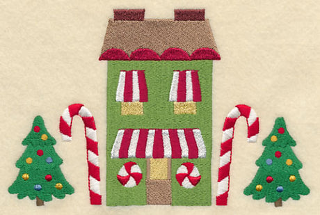 Cozy Christmas Village Candy Shop