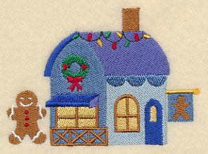 Cozy Christmas Village Bakery