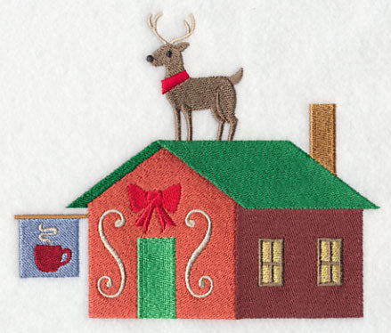 Cozy Christmas Village Cocoa Shop