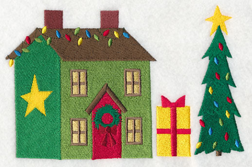 Cozy Christmas Village Santa's House