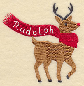 Cozy Christmas Rudolph