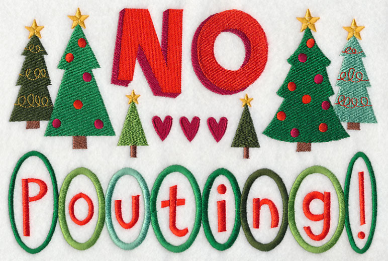 No Pouting – Embroidery Library