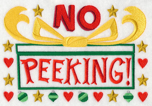 No Peeking