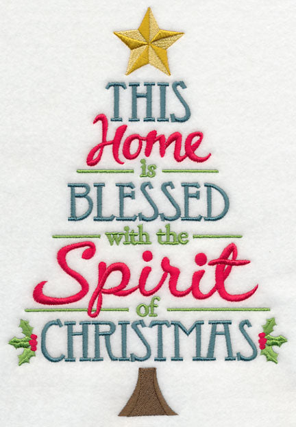 This Home is Blessed Christmas Tree