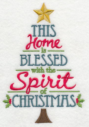 This Home is Blessed Christmas Tree